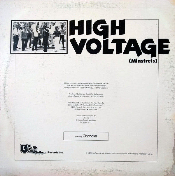 High Voltage (29), Minstrels (2) : Funky Soca (12", Single)