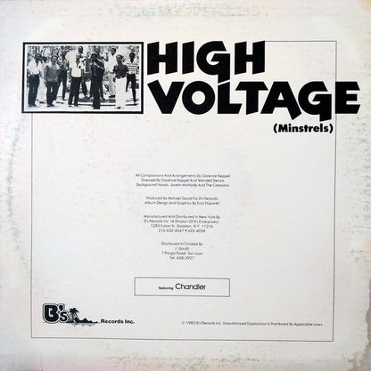 High Voltage (29), Minstrels (2) : Funky Soca (12", Single)