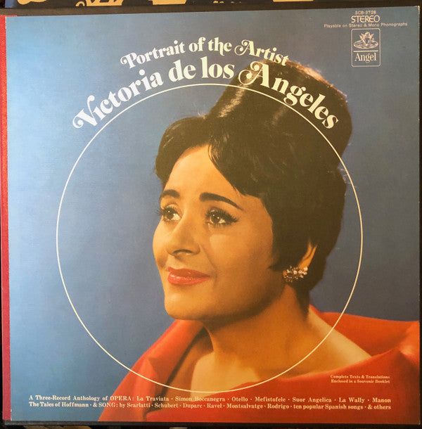 Victoria De Los Angeles : Portrait Of The Artist (3xLP + Box, Comp)