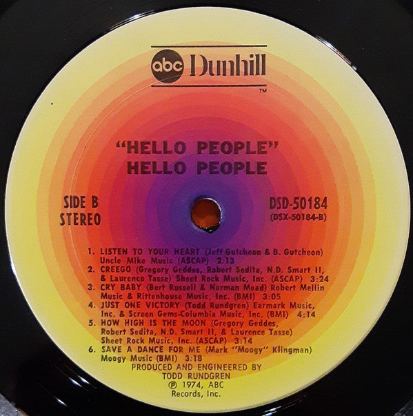 Hello People : The Handsome Devils (LP, Album, Pit)