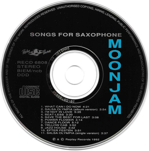 Moonjam : Songs For Saxophone (CD, Album, Dan)