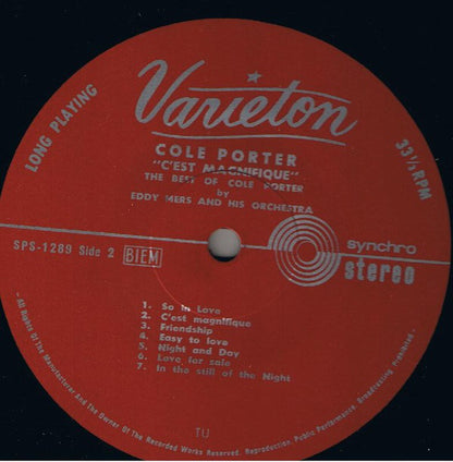 Eddy Mers And His Orchestra : Cole Porter "C'est Magnifique" The Best Of (LP)