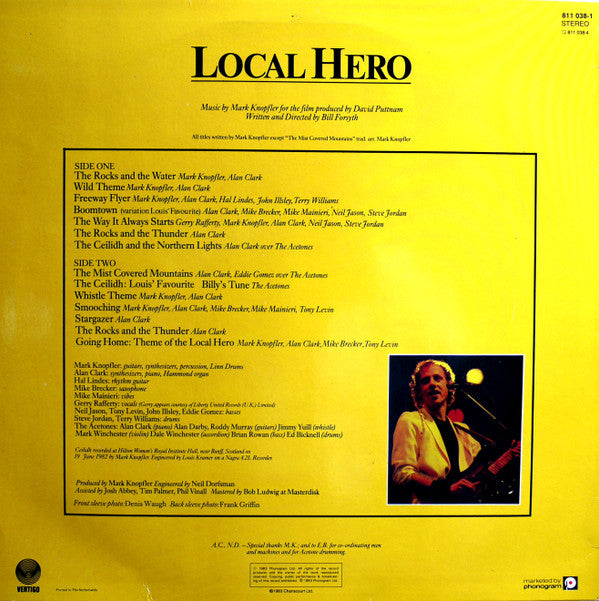 Mark Knopfler : Local Hero (LP, Album)