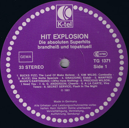 Various : Hit Explosion (LP, Comp)