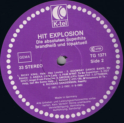 Various : Hit Explosion (LP, Comp)