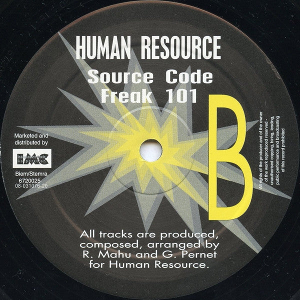 Human Resource : Me The Power! (12")