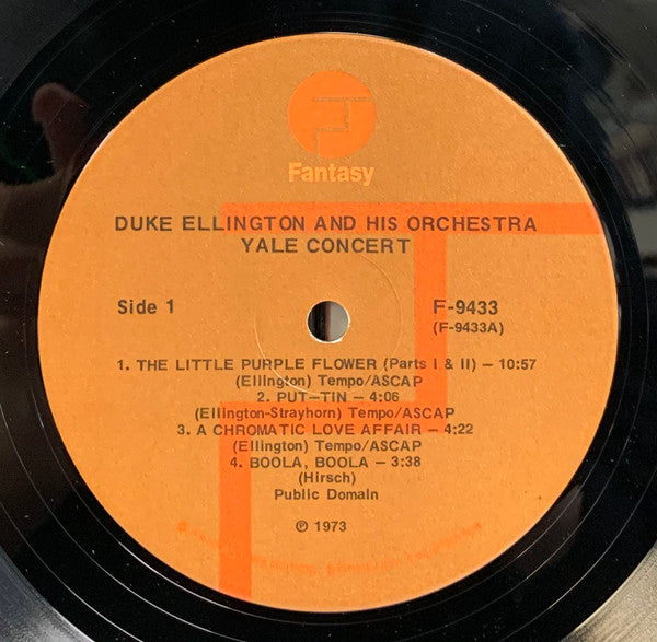 Duke Ellington And His Orchestra : Yale Concert (LP, Ind)