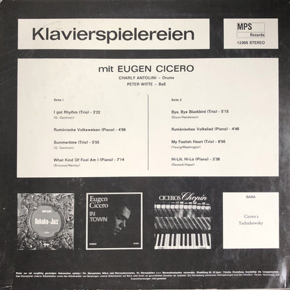 Eugen Cicero : Klavierspielereien (LP, Album, RE)