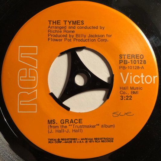 The Tymes : Ms. Grace / The Crutch (7", Single)