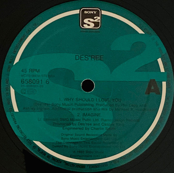 Des'ree : Why Should I Love You? (12", EP)