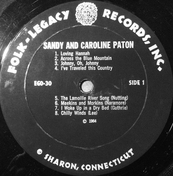 Sandy Paton And Caroline Paton : Sandy And Caroline Paton (LP, Album)