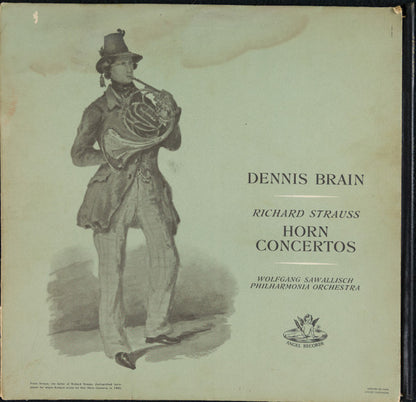 Richard Strauss, Dennis Brain, Wolfgang Sawallisch, Philharmonia Orchestra : Horn Concertos (LP, Mono, Dow)