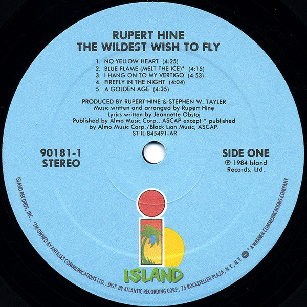 Rupert Hine : The Wildest Wish To Fly (LP, Album, All)