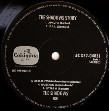 The Shadows : The Shadows Story (LP, Comp, Bla)