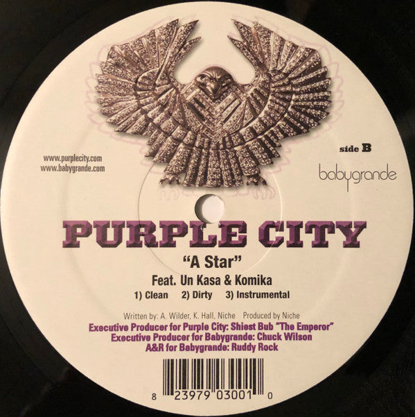 Purple City : Copz Iz Coming / A Star (12")