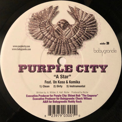 Purple City : Copz Iz Coming / A Star (12")