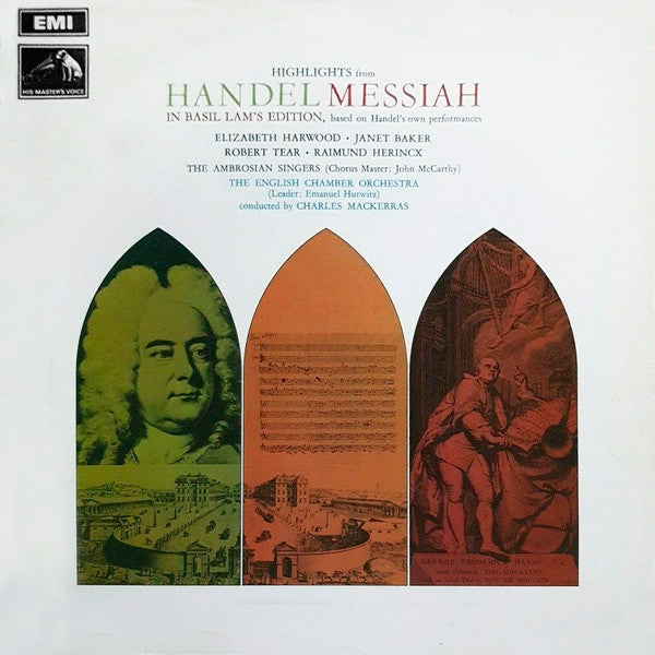 Georg Friedrich Händel, Sir Charles Mackerras, English Chamber Orchestra, The Ambrosian Singers : Highlights From Handel Messiah (LP, Album, RP, Mon)