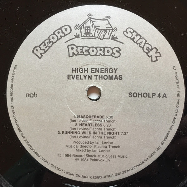 Evelyn Thomas : High Energy (LP, Album)