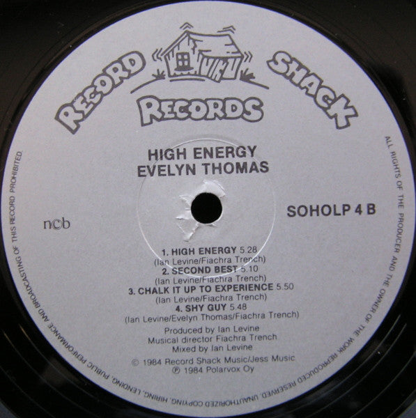 Evelyn Thomas : High Energy (LP, Album)