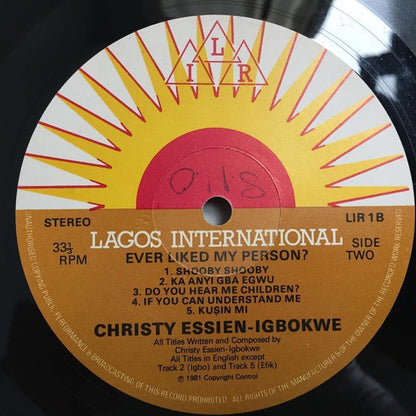 Christy Essien Igbokwe : Ever Liked My Person? (LP, Album)