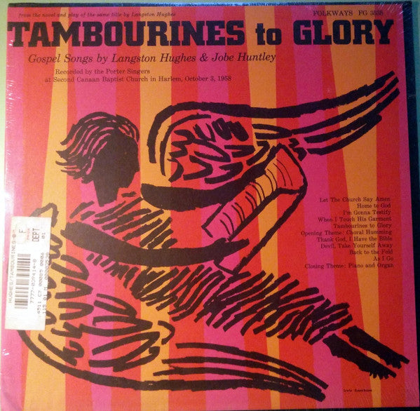 Second Canaan Baptist Church Porter Singers : Tambourines To Glory - Gospel Songs By Langston Hughes And Jobe Huntley (LP, Album)