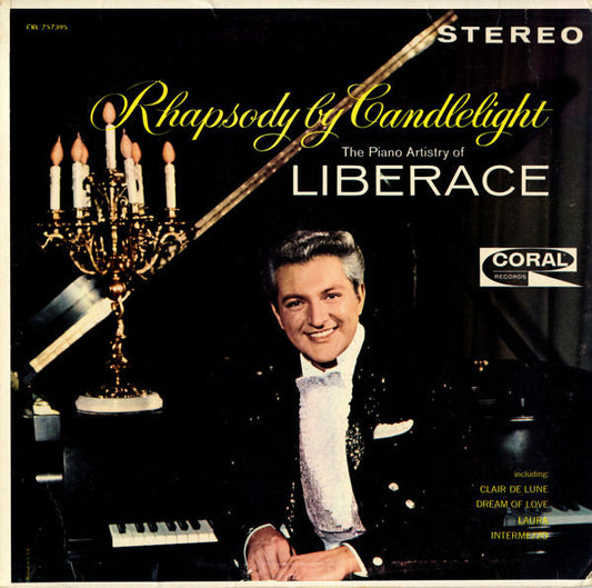 Liberace : Rhapsody By Candlelight (LP, Album)