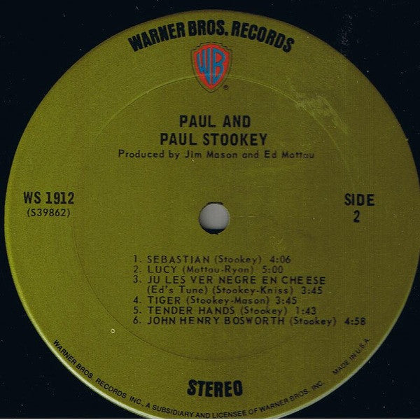 Noel Paul Stookey : Paul And (LP, Album, Ter)