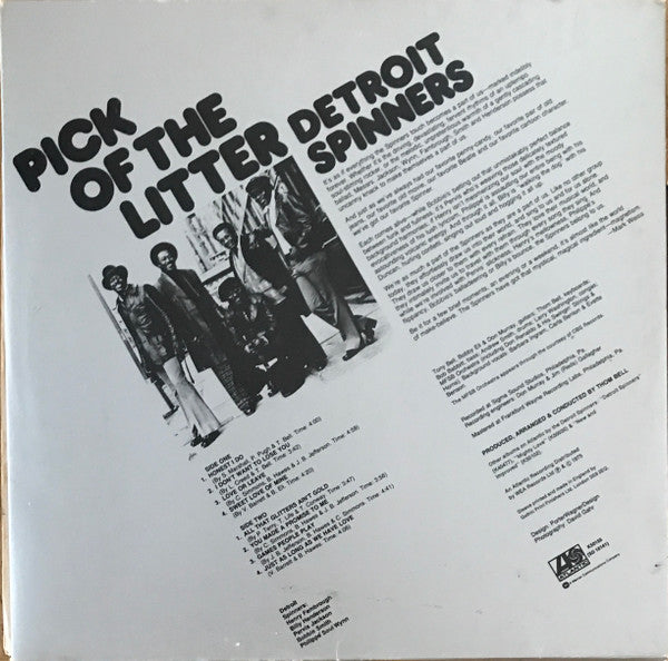 Spinners : Pick Of The Litter (LP, Album)