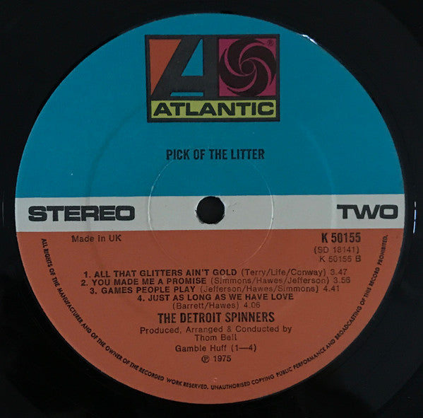 Spinners : Pick Of The Litter (LP, Album)