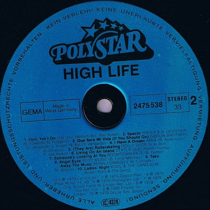 Various : High Life (LP, Comp)