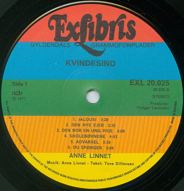 Anne Linnet : Kvindesind (LP, Album)