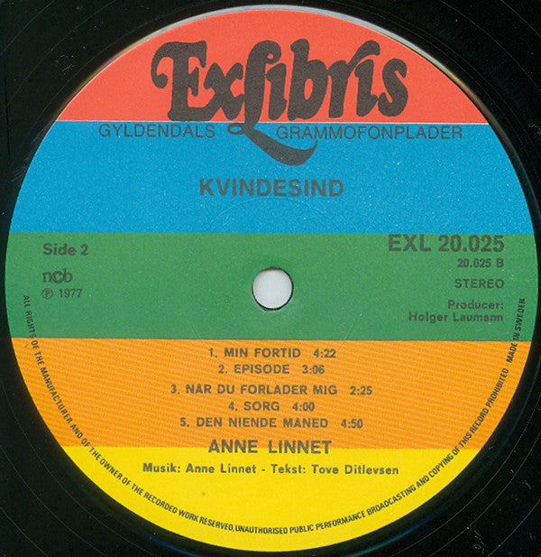 Anne Linnet : Kvindesind (LP, Album)