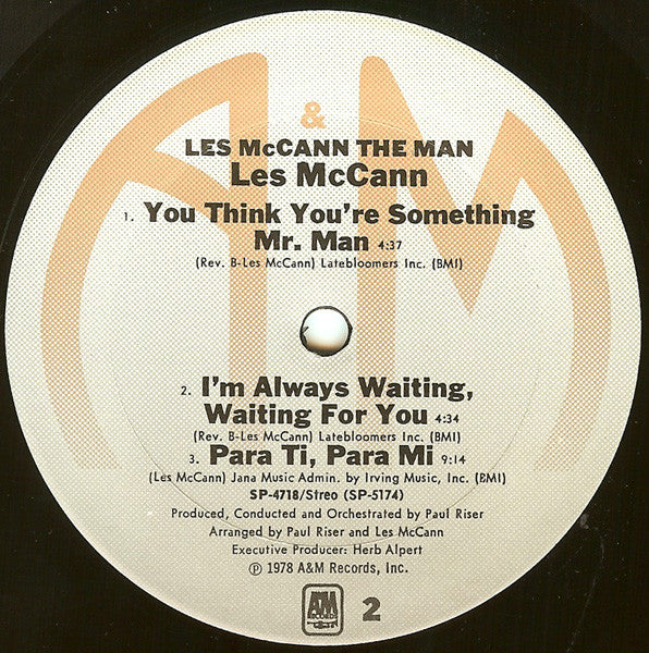 Les McCann : The Man (LP, Album)