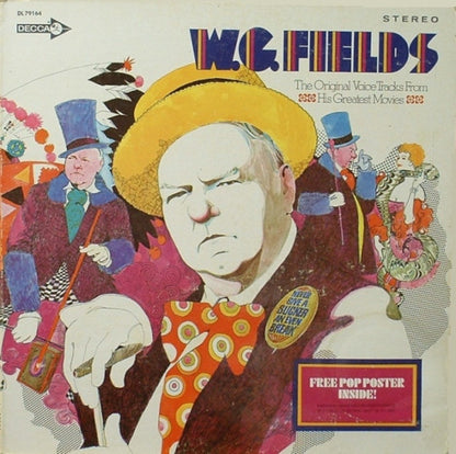 W.C. Fields : The Original Voice Tracks From His Greatest Movies (LP, Album, Glo)