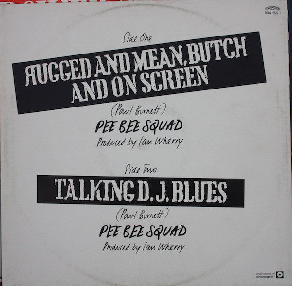 Pee Bee Squad : Rugged And Mean, Butch And On Screen (Extended Version) (12", EP)