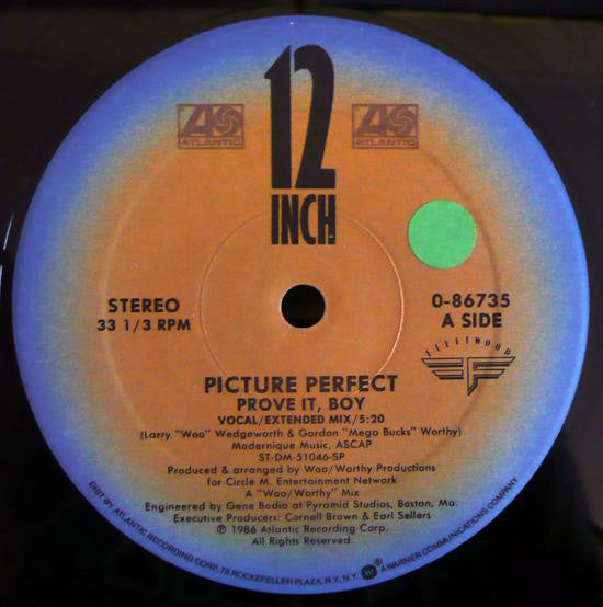 Picture Perfect (2) : Prove It, Boy (12", Single)