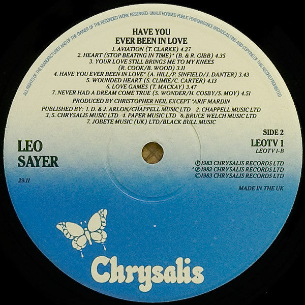 Leo Sayer : Have You Ever Been In Love (LP, Album)