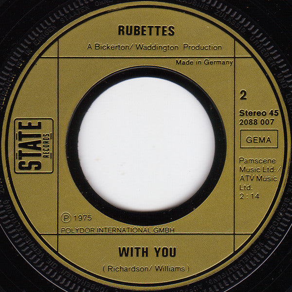 The Rubettes : Foe Dee Oh Dee (7", Single)