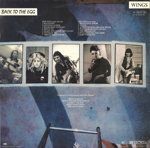 Wings (2) : Back To The Egg (LP, Album)