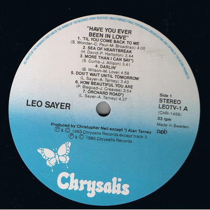 Leo Sayer : Have You Ever Been In Love (LP, Album)