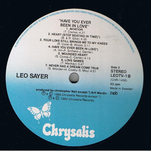 Leo Sayer : Have You Ever Been In Love (LP, Album)