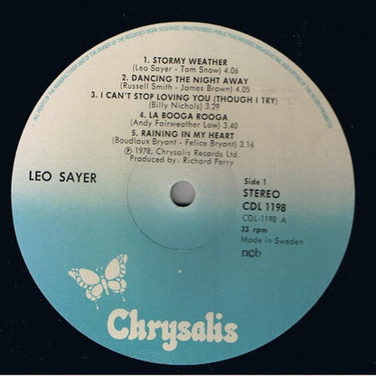 Leo Sayer : Leo Sayer (LP, Album)