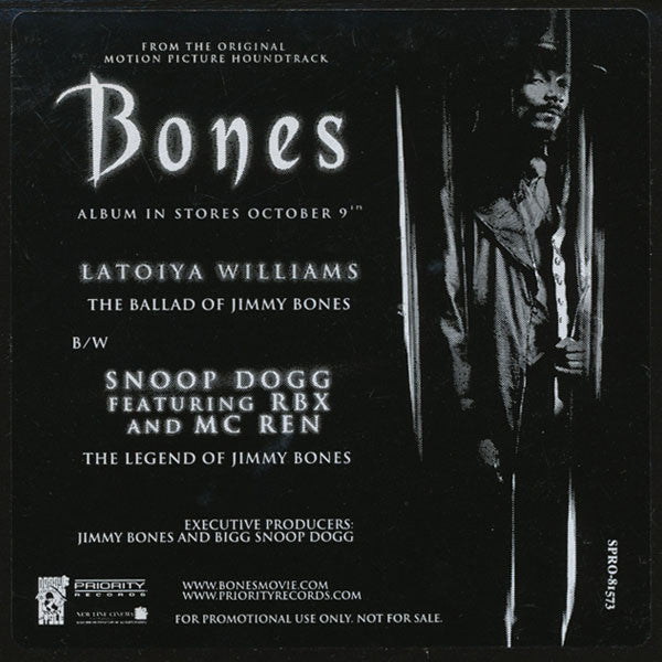 Latoya Williams / Snoop Dogg Featuring RBX And MC Ren : The Ballad Of Jimmy Bones / The Legend Of Jimmy Bones (12", Promo)