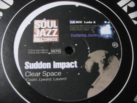 Sudden Impact Featuring Jessica Lauren : Clear Space (12")