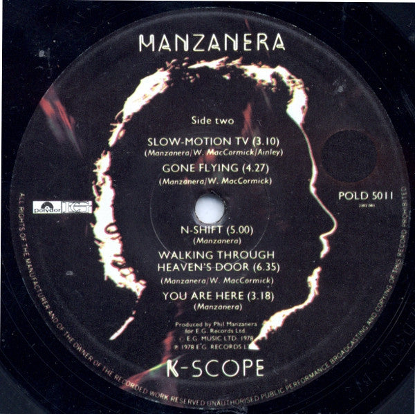 Phil Manzanera : K-Scope (LP, Album, RE)