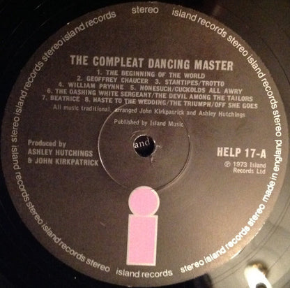 Ashley Hutchings & John Kirkpatrick : The Compleat Dancing Master (LP, Album)