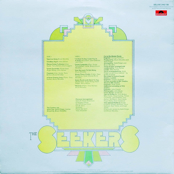 The Seekers : The Seekers (LP, Album)