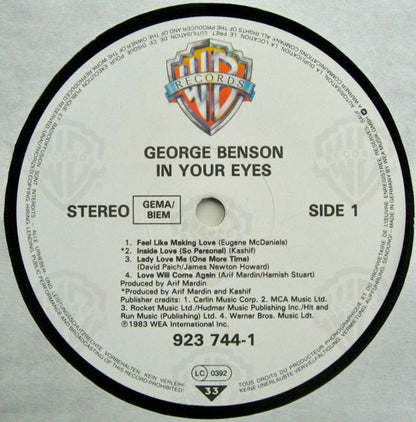 George Benson : In Your Eyes (LP, Album)