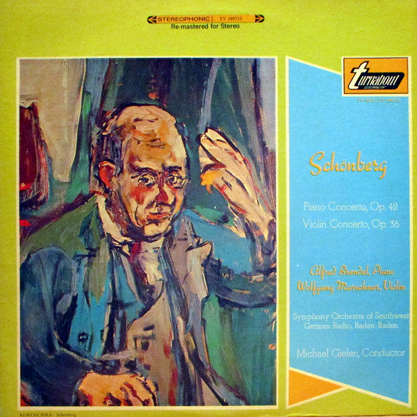 Arnold Schoenberg - Alfred Brendel, Wolfgang Marschner : Piano Concerto, Op. 42 / Violin Concerto, Op. 36 (LP, Album, RE, RM)