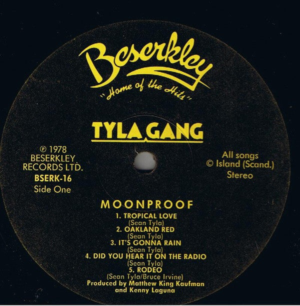 Tyla Gang : Moonproof (LP, Album)